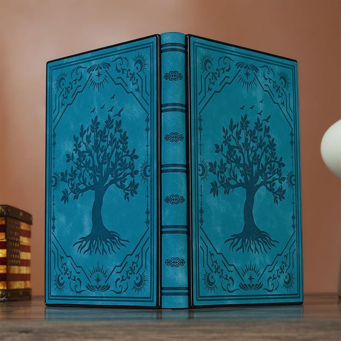 ZXHQ Diary with Lock, Hardcover(14.8 cm x 21 cm) Leather Lock Journal, Built-in Lock, 180° Lay Flat, Tree of Life Embossed Cover, 100 Gsm Thick Paper