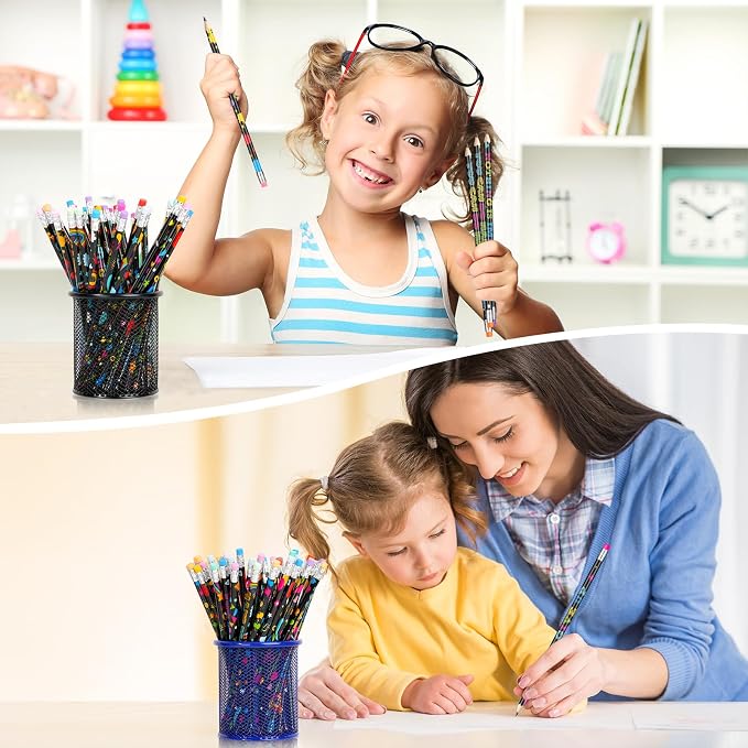 100 Pcs Motivational Pencils Bulk, Fun Inspirational School Pencils for Classroom, Cute Wood Pencils with Encourage Positive Sayings, Back to School Supplies for Kids Student Teacher Classroom Reward