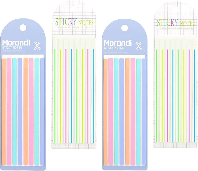 640 Pcs Mahjong Line Finder Reader Notes, Highlighter Tape Stripe, Transparent Sticky Mahjong Cards Rule Reader, Mahjong Accessories for Player, Beginner, No Adhesive Residue & Reusable
