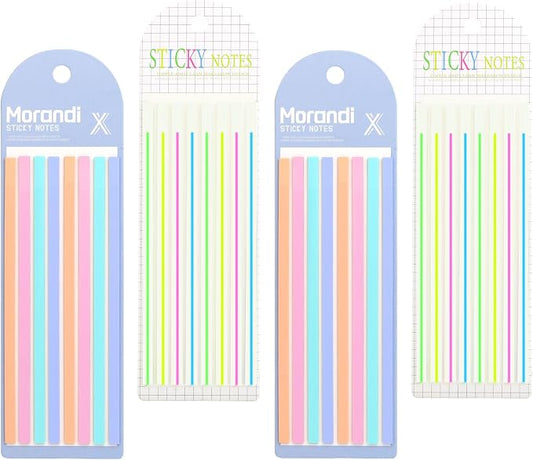 640 Pcs Mahjong Line Finder Reader Notes, Highlighter Tape Stripe, Transparent Sticky Mahjong Cards Rule Reader, Mahjong Accessories for Player, Beginner, No Adhesive Residue & Reusable