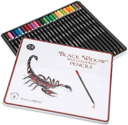 Black Widow Colored Pencils For Adults Perfect For Coloring Books