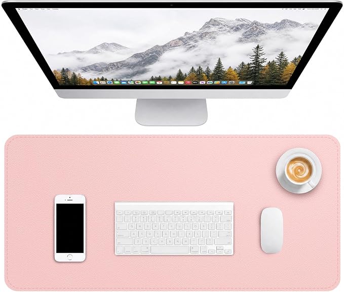 Desk Pad, Desk Matt for Desktop, Keyboard Mats for Desk, Large Desk Mat | Cork Desk Mat, Mouse Pads for Desk, Desk Pad Mat, Large Mouse Pad for Desk, Keyboard Mat, Computer Mats for Desktop