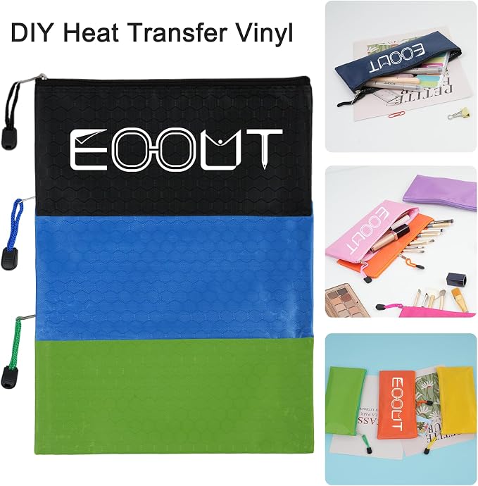 EOOUT 48pcs Zipper Pouch, Bill Size Storage, Small Organizing, Waterproof Bags for Office Supplies, Travel Accessories in 12 Colors