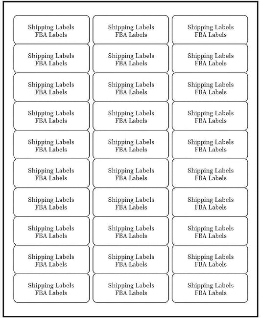 Address Labels for Inkjet Printers 1" x 2-5/8", Pack of 6000 Labels