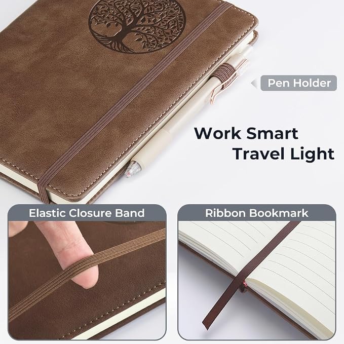 Journal 6 - Writing Notebook for Work & Travel, Women & Men | Press Soft. Smart Work.