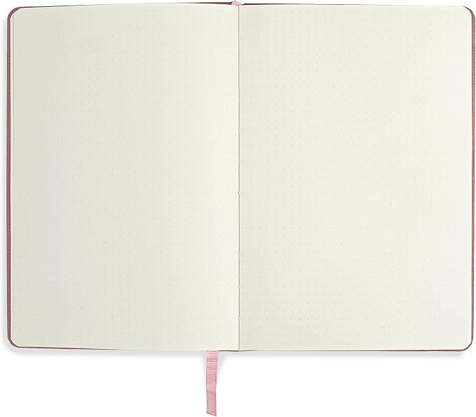 ANECDOTE. Dotted Journal Notebook, 192 Pages, A5 size: 8.3" x 5.4", Thick 100 GSM Paper, Dotted, Hardcover. Journal for Women and Men, Perfect Notebook for School, Work and Travel (Blossom)