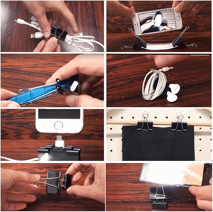 48Pack Large Binder Clips for Office Home 1.6 inch