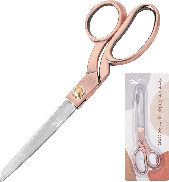 Mr. Pen- Premium Tailor Scissors, 8-Inch | Heavy Duty Carbon Steel Sewing & Fabric Scissors, Tailor Shears, Ultra-Sharp for Smooth Cutting