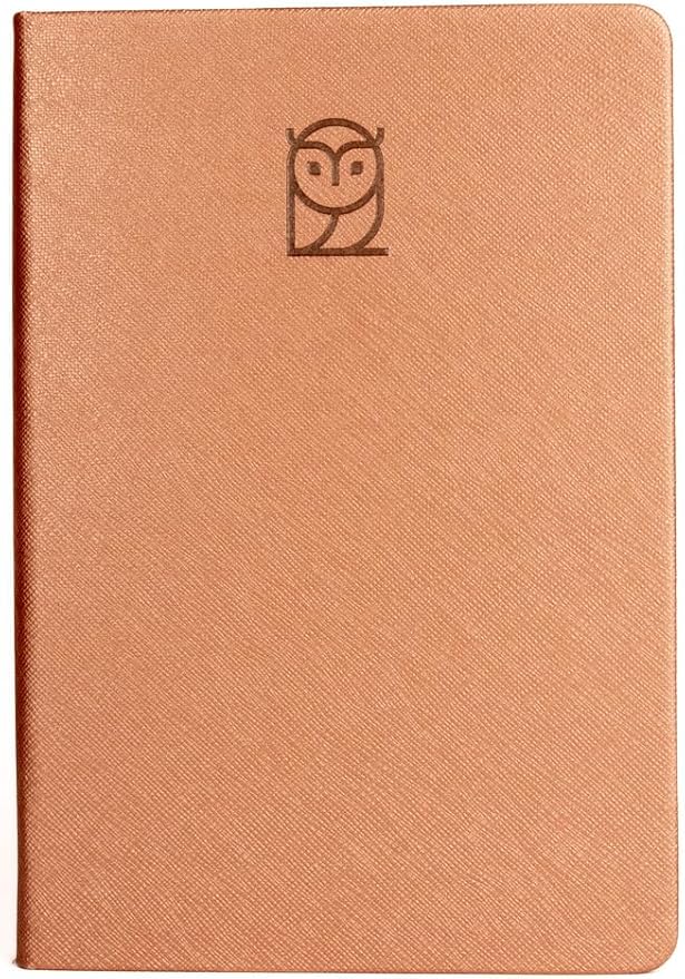 Wyze Planner Undated Daily Planner – 6-Month A5 Productivity Organizer with Full Page Per Day, ADHD Friendly, Hourly Schedule, Goal Setting, Habit Tracker, Weekly & Monthly Pages – Hardcover Time Management Notebook (Rose Gold)