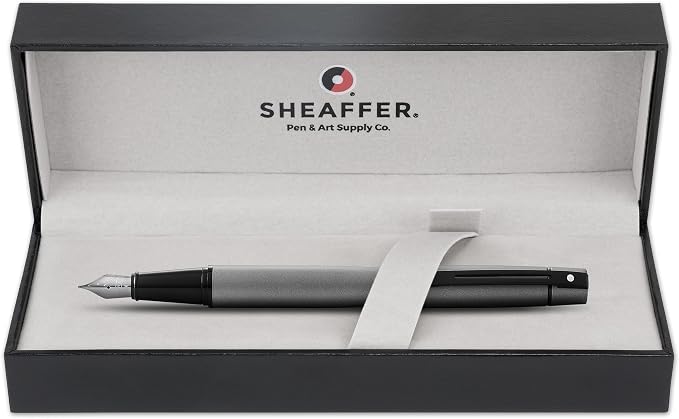 Sheaffer 300 Matte Gray Lacquer Fountain Pen