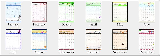 House of Doolittle 2021 Monthly Wall Calendar, Seasonal, 12 x 12 Inches, January - December (HOD338-21)