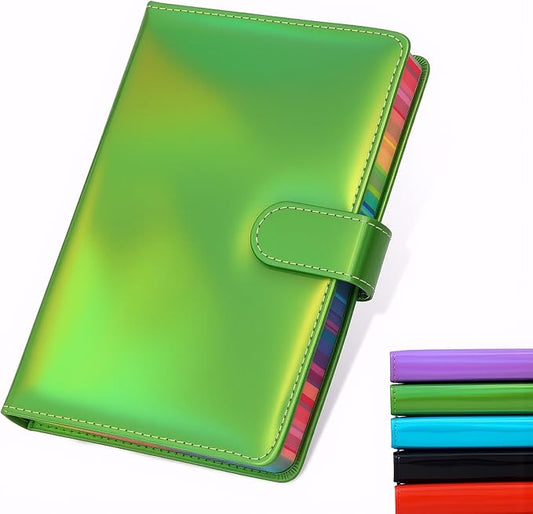 Magnetic Closure Buckle Journal Notebook 360 Pages Macaron Thick Lined Notebooks 5.9x8.3 Soft Leather Journals Magnetic Diary Writing Supplies Work Note Taking Diary(Macaron Purple)