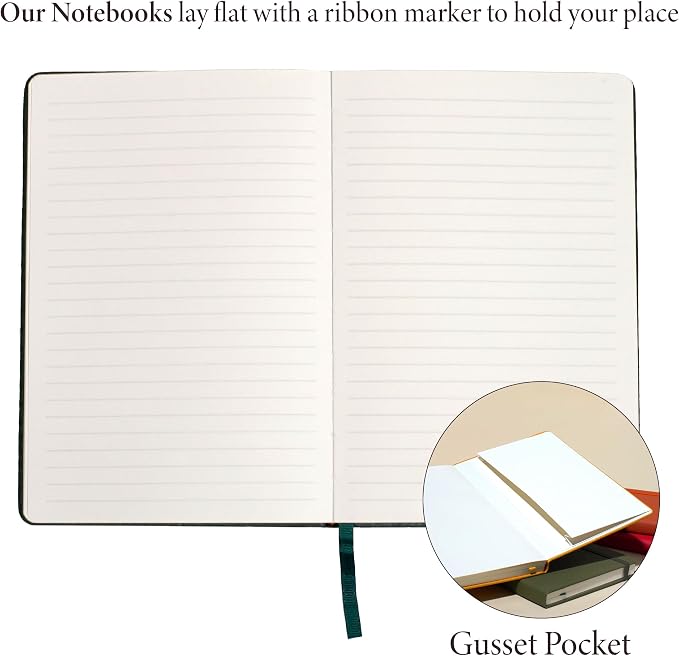 ANECDOTE. Lined Journal Notebook, 192 Pages, A5 size: 8.3" x 5.4", Thick 100 GSM Paper, Ruled, Hardcover. Journal for Women and Men, Perfect Notebook for School, Work and Travel (Nutmeg)