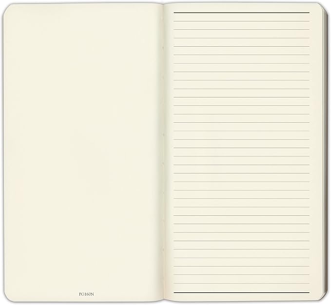 Gallery Leather Journal Notebook - 160 Pages, Softcover, For Men and Women | For Writing, Work & Travel, Handcrafted - Metallic Rose Gold - 6 x 3.25, Pocket Notes