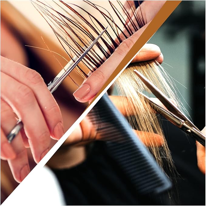 Utopia Care Hair Cutting and Hairdressing Scissors 3.5 Inch, Premium Stainless Steel shears with smooth Razor & Sharp Edge Blades, for Salons, Professional Barbers, Silver