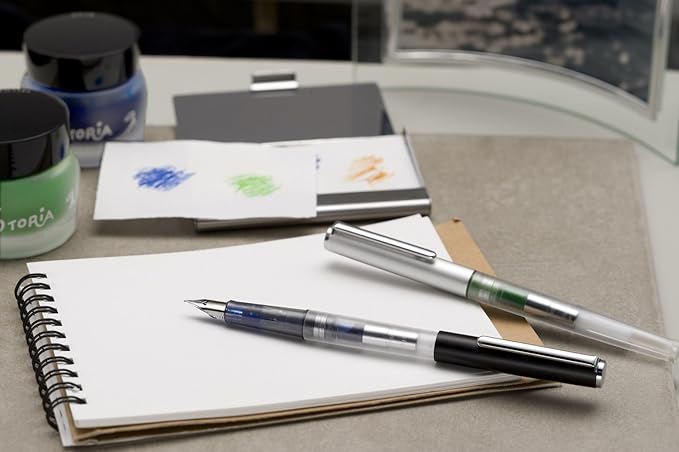 Sailor HighAce Neo Clear Beginners Fountain Pen, Steel Nib, Fine, Black Body (11-0119-220)
