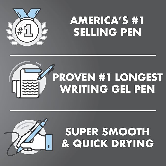 Pilot G2 Premium Gel Roller Pens, Bold Point 1 mm, Red Pens, Pack of 12 - Ideal for School, Journaling & Office Writing