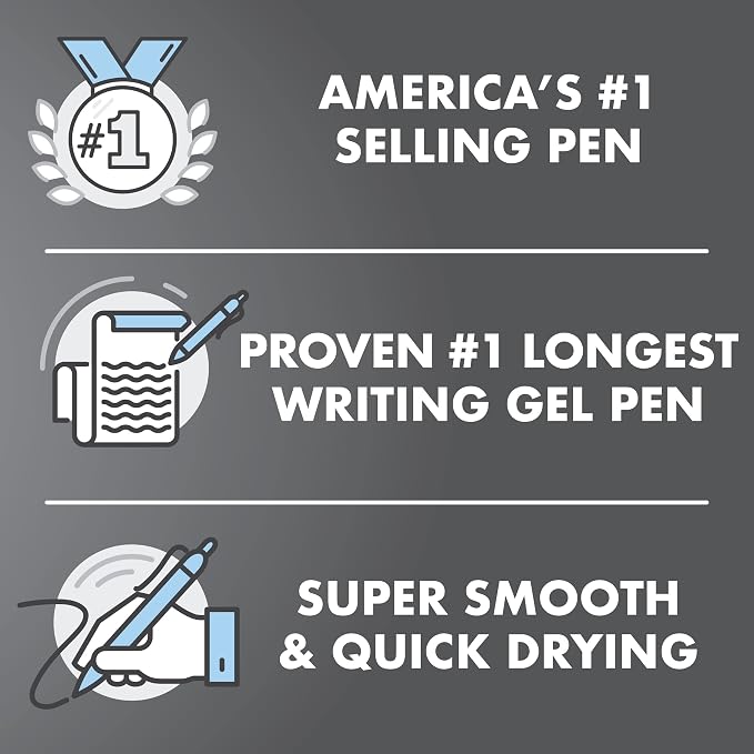 Pilot, G2 Edge Premium Gel Roller Pens, Fine Point 0.7 mm, Gel Pens Black Ink, Pack of 12 - Ideal for School, Journaling & Office Writing
