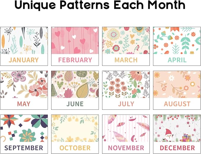 Small Desk Calendar 2026-2027, Mokani Standing Desktop Calendar (Jul.2026-Dec.2027), 18 Months Academic Flip Calender with Stickers & US Holidays Marked (8"x6")