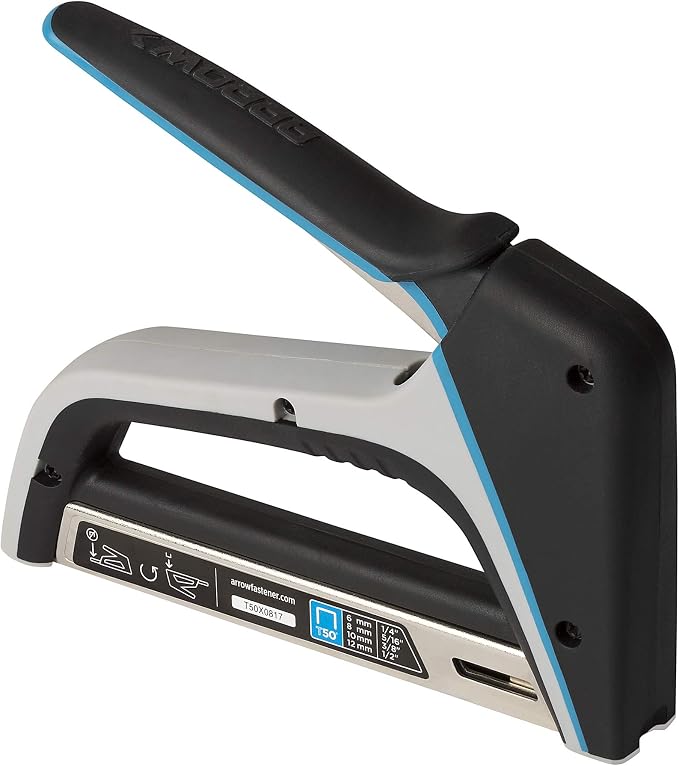 Arrow T50X Heavy-Duty Staple Gun for Upholstery, Furniture, Office, Decorating, Fits 1/4", 5/16”, 3/8", or 1/2" Staples | (Pack of 4)