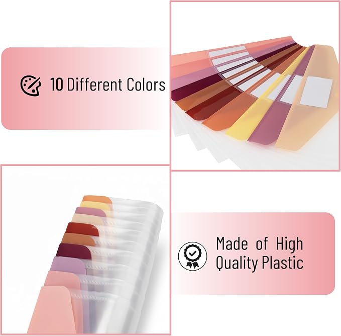 Mr. Pen- Clear Plastic Envelopes File Folders, 10 Pack, A4, Letter Size | Colorful Flaps, Clear Folders for Documents Plastic Poly Envelopes with Label for School, Home, Work, Office, Organizer