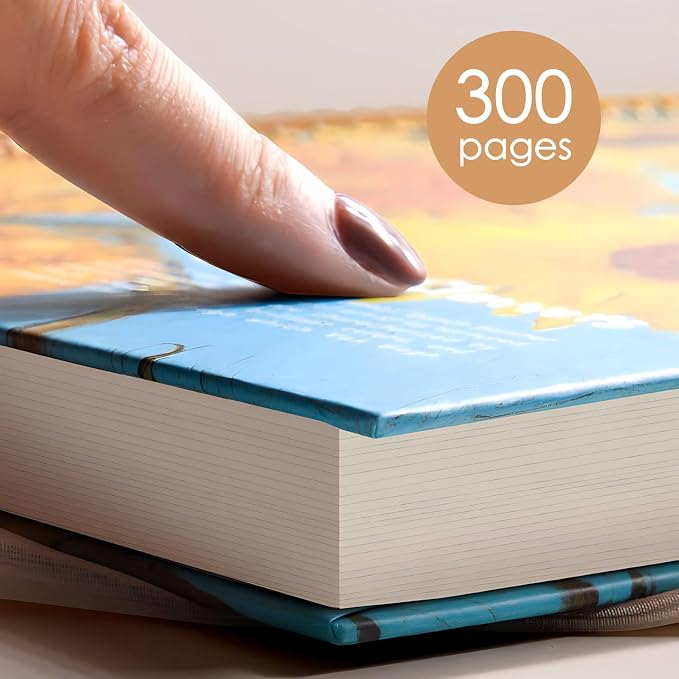 Large Spiral Notebook, B5, 300 Pages, 8x10 Big Notebook, Hardcover Large Journal, Thick Paper Lined Notebook, Vincent Van Gogh Sunflower gifts for Women and Children.