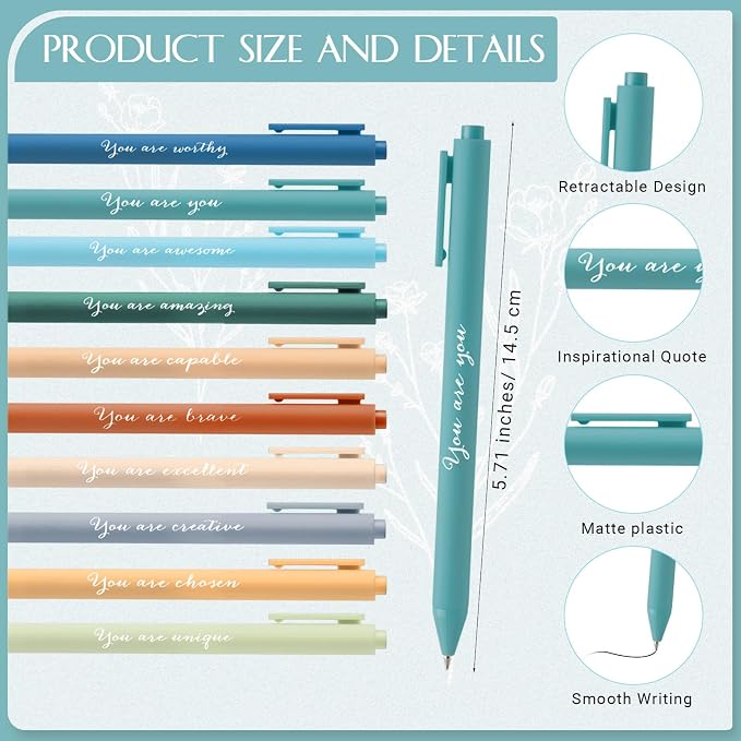 Affrolling 60 Pcs Inspirational Notebooks Bulk Motivational Mini Notepads with Pen Aesthetic Back to School Gift for Students Teacher Nurse Employee Coworker Office Classroom Rewards (Bright Colors)