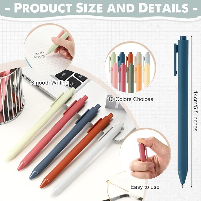 Eaasty 20 Set Mini Notebooks with Ballpoint Pens Bulk Back to School Gift Small Pocket Notepads Gradual Color Composition Journals and Pens for School Supplies Writing Notebooks (Morandi Series Color)
