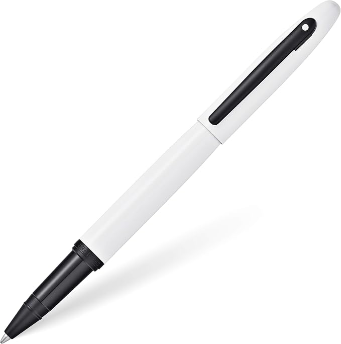 Sheaffer VFM Glossy White Lacquer w/Matte Black Powder Coated Appointments Rollerball Pen