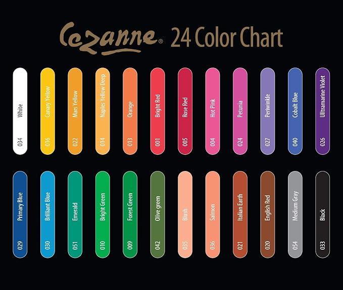 Cezanne Creative Mark Premium Colored Pencils Forest Green 12 Pack - Highly-Pigmented Drawing Pencils - Coloring Pencils for Drawing, Blending, Coloring, and More