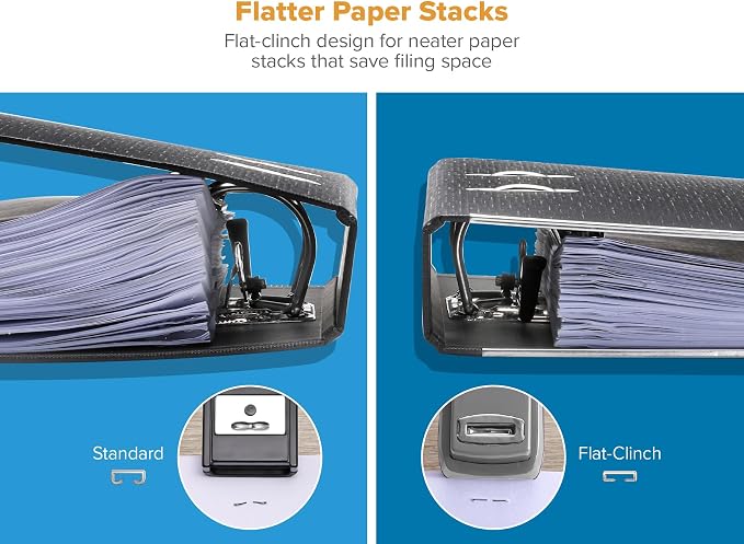 Bostitch Office Heavy Duty 40 Sheet Stapler with 1250 Staples & Claw Remover, Small Stapler Size, Fits into The Palm of Your Hand, Value Pack, Gray (B175-GRAY-VP)