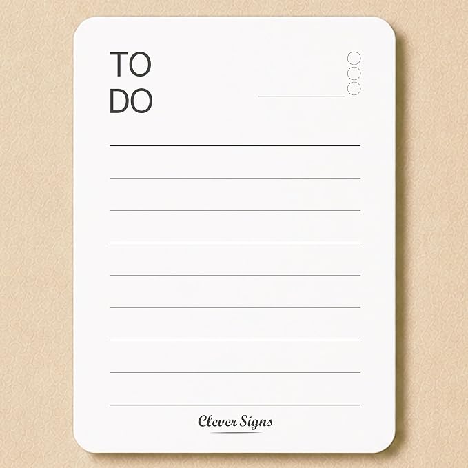 Mini To Do List Notepad 8 Pack, A7 Size 2.9" x 4.1", 50 Sheets Each, Undated Daily To Do Planner with Deadline Column, Thick Paper, Cardboard Backing, Small Checklist Memo Pads for Shopping, Work, Home & School