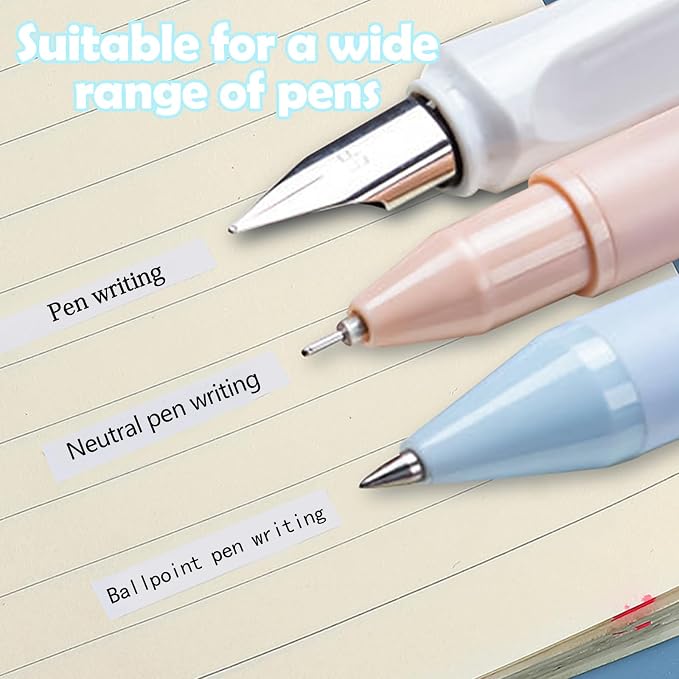 ASTIMESA 4 Pcs Refillable Retractable Correction Tape, Correction Tape Pen Easy to Use, Pen Shaped Applicator for Corrections Office Supplies (4 Colors)