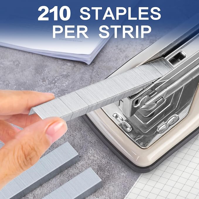 Deli Staples, 10000 Staples, 1/4'' Length, 210/Strip, 2 Boxes of 5000 Each | Standard Staple for Desktop Staplers