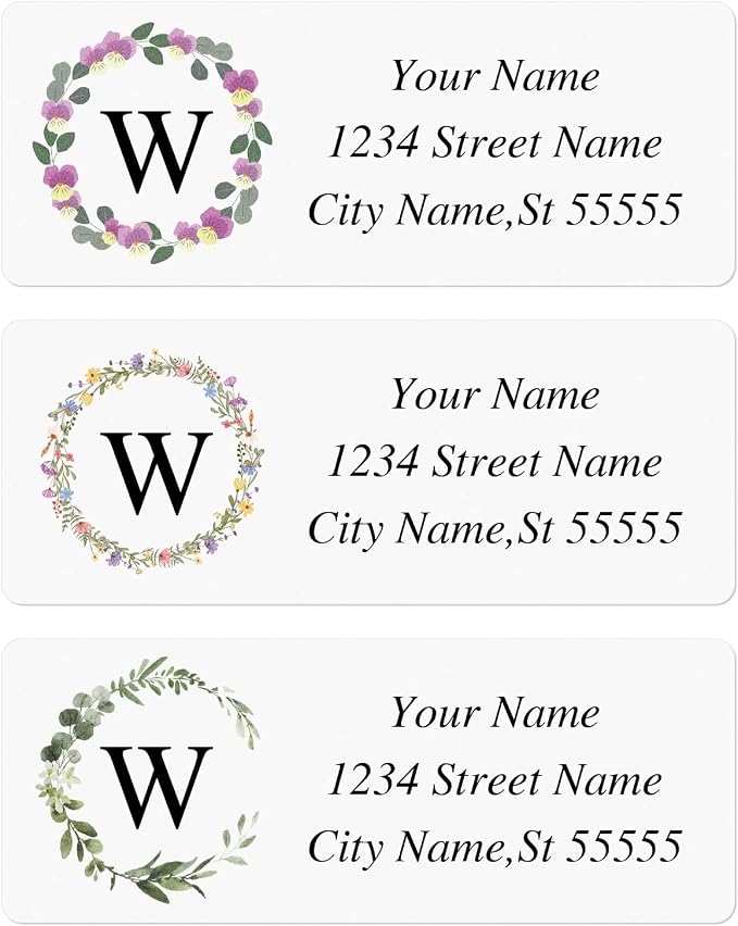 Custom Address Labels-Personalized Address Labels, Return Address Labels with Strong Adhesion,Can Be Used for Cardboard,Paper,Plastic Glass Metal (2.6x1 Inch, Set of 280)