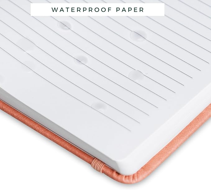Stone Paper Journal Premium A5 Hardcover Vegan Leather Notebook Journal | 160 Pages | Premium Quality Professional Notebook For Men and Women |Comes With Gift Box Waterproof Notebook