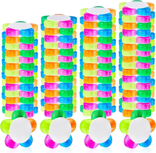 Outus 120 Pieces Petals Highlighters Assorted Colors Back to School Flower Shape Watercolor Highlighter Pens 5-in-1 Fluorescent Pens for Office School Stationery Aesthetic Supplies,5 Colors