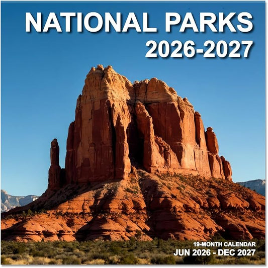 2026-2027 Calendar for Wall, Calendar 2026-2027 from July 2026 - December 2027, 12" x 24" Opened 19 Months Calendar, Full Page Months Thick & Sturdy Paper