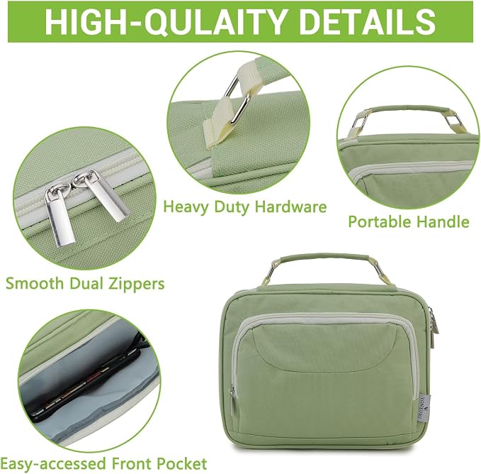Large Pen Pencil Case,VONXURY High Capacity Art Colored Pencil Pouch Portable Stationery Organizer With 2 Detachable Layers 54 Slots Multiple Zipper Pockets for School Office College