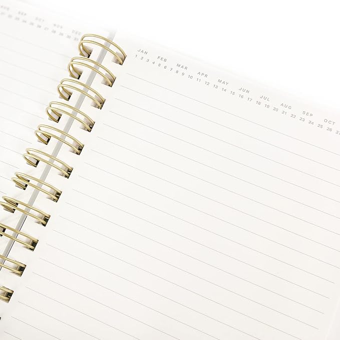 Graphique Designer Notebooks - "Do More of What Makes You Sparkle" - Spiral Bound Writing Journals for Offices, Schools, Classrooms, and More - Hard Cover with 160 Ruled Pages (6.25" x 8.25")