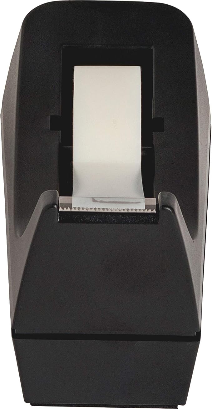 Desktop Tape Dispenser - Non-Skid Base - Weighted Tape Roll Dispenser - Perfect for Office Home School (Tape not Included) 2 Pack