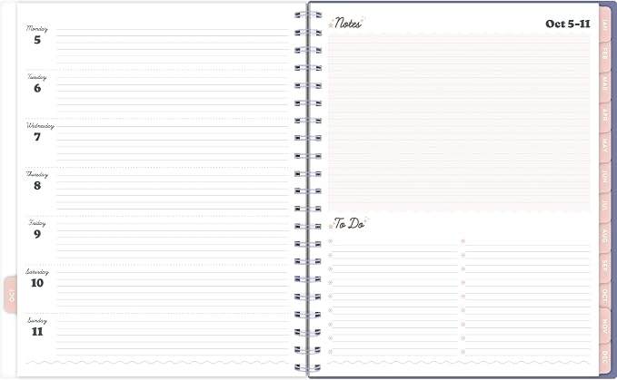 Mead Cambridge 2027 Planner, Weekly & Monthly, 15-Month Oct-Dec, 8.5" x 11", CatCoq, Berry Branches (CC01-905-27)