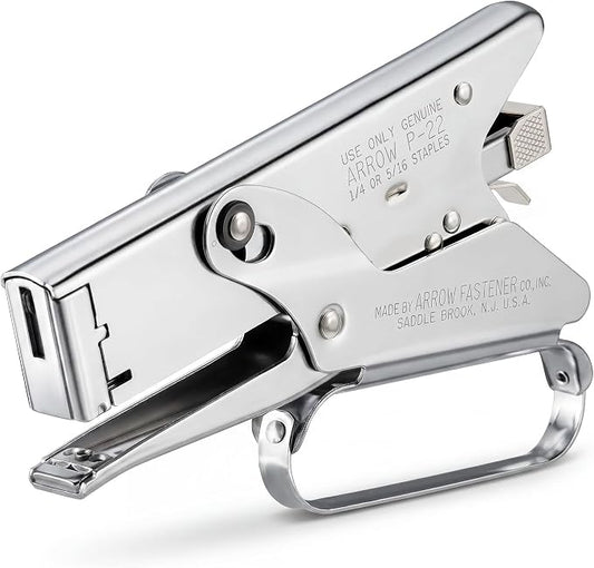 Arrow Fastener P22 Heavy Duty Handheld Plier Stapler for Crafts, Office, and Insulation, Uses 1/4-Inch and 5/16-Inch Staples (Pack of 6)