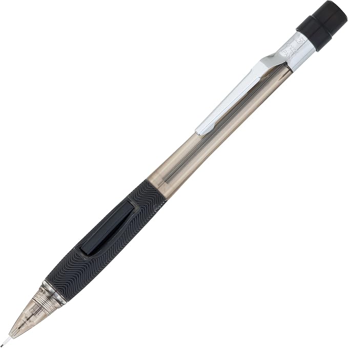 Pentel Quicker Clicker Mechanical Pencil, 0.50 mm, Assorted, 2 Per Pack (PD345BP2-K6)