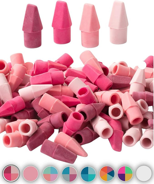 Mr. Pen- Pencil Erasers Toppers, 120 Pack, Pink Shades, Erasers for Pencils | Pencil Top Erasers, Pencil Eraser