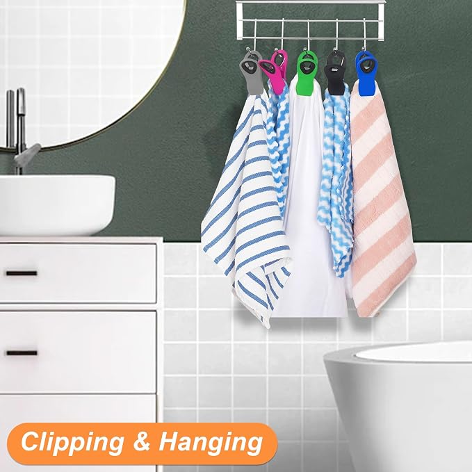 JETMORE 12 Pack Chip Clips Bag Clips Food Clip for Food Storage, Snack | Strong plastic jaws preserve freshness, magnetic chip clips hold snacks, and kitchen clips organize opened bags
