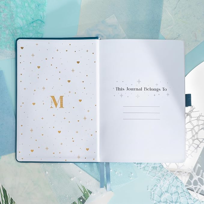 MGGAO Lined Journal Notebook for Women Men, A5 Aesthetic Notebook | 316 Numbered Pages, Golden Edges, Faux Leather, College Ruled, Hardcover, for Writing, Note Taking, School & Office