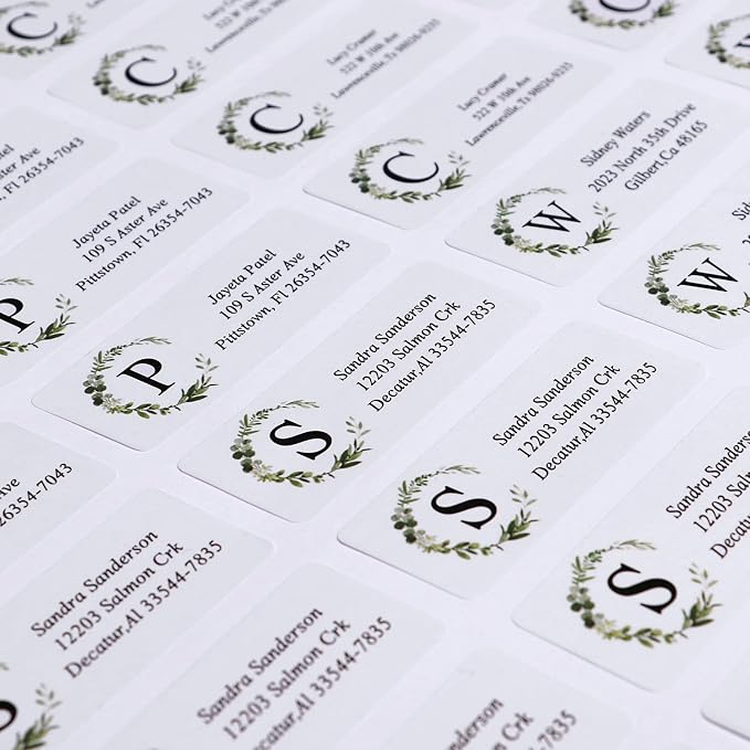 Custom Address Labels-Personalized Address Labels, Return Address Labels with Strong Adhesion,Can Be Used for Cardboard,Paper,Plastic Glass Metal (2.6x1 Inch, Set of 280)