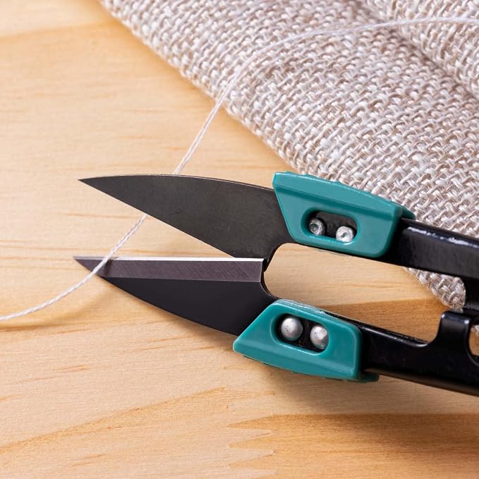 Damita 4.2 inch Sewing Scissors - Wider Handle Thread Snips (4 pack) | Professional Snips Scissors for Sewing, Quilting Supplies, Stitch, DIY Supplies