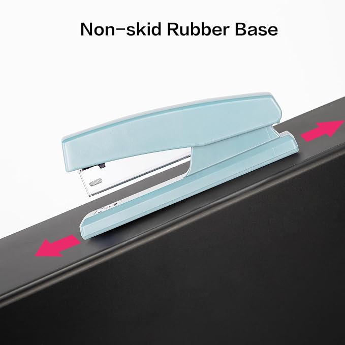 Deli Stapler, Desktop Staplers with 640 Staples, Office Stapler, 25 Sheet Capacity, Blue